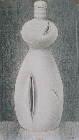 Untitled : 7 x 11 : Pencil on Paper : 1977